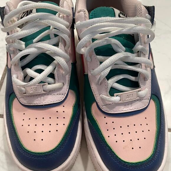 Nike Air Force 1 Shadow Low Mystic Navy Women’s Sneakers Size 7.5 - Picture 3 of 8